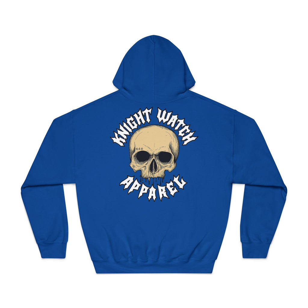 Knight Watch Apparel White Font Logo Hoodie