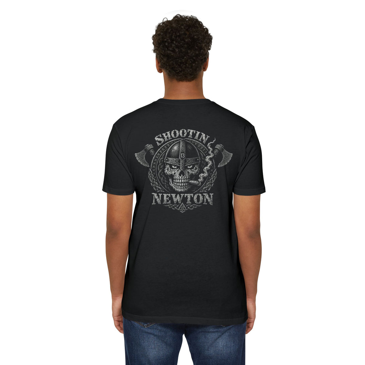 Shooting Newton Viking Skull Tee