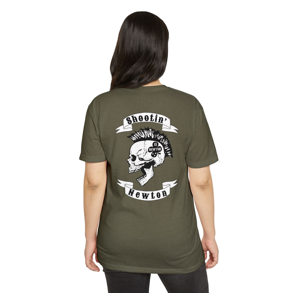 Shootin Newton Mohawk Skull