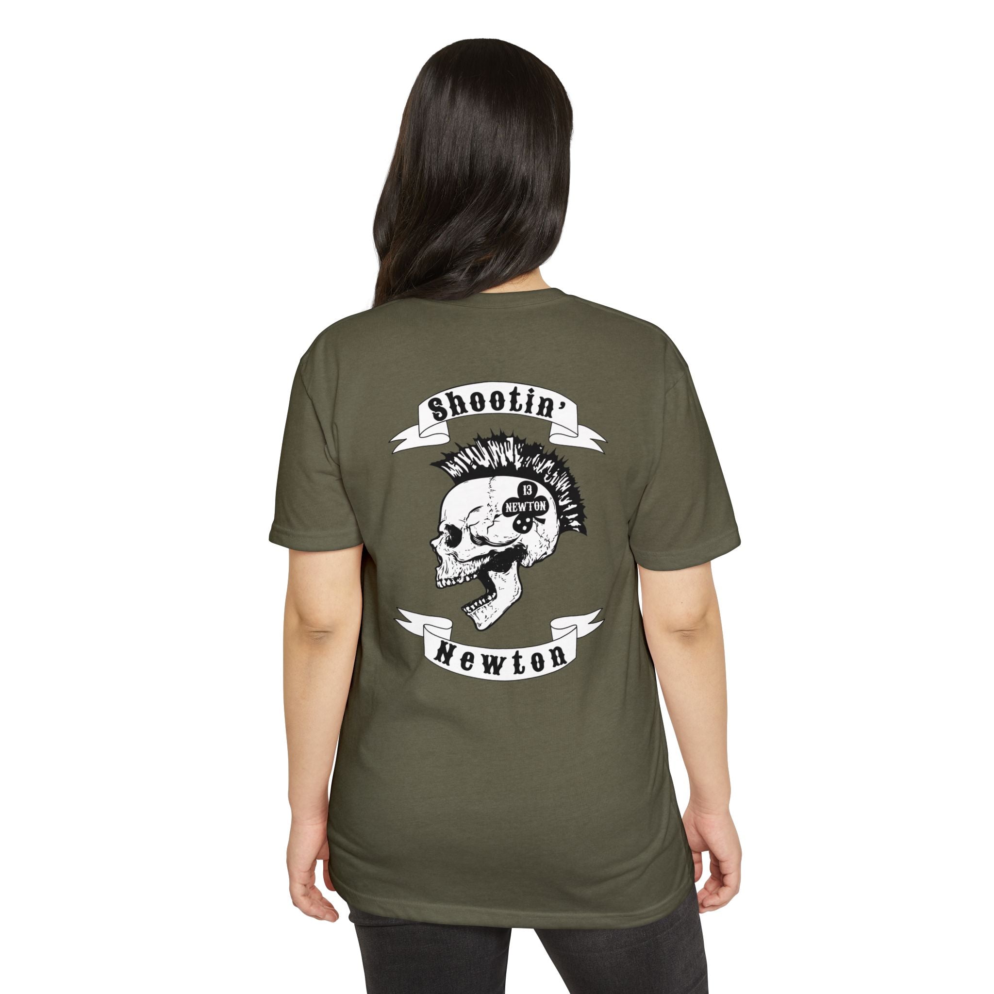 Shootin Newton Mohawk Skull