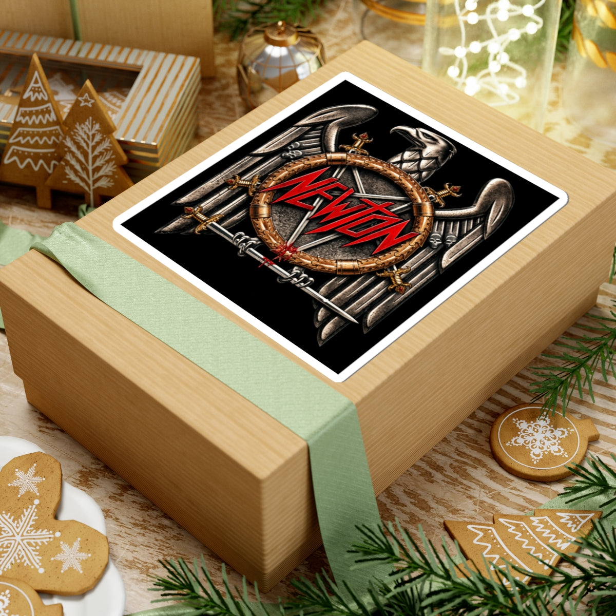Shootin Newton Slayer Eagle Emblem Sticker