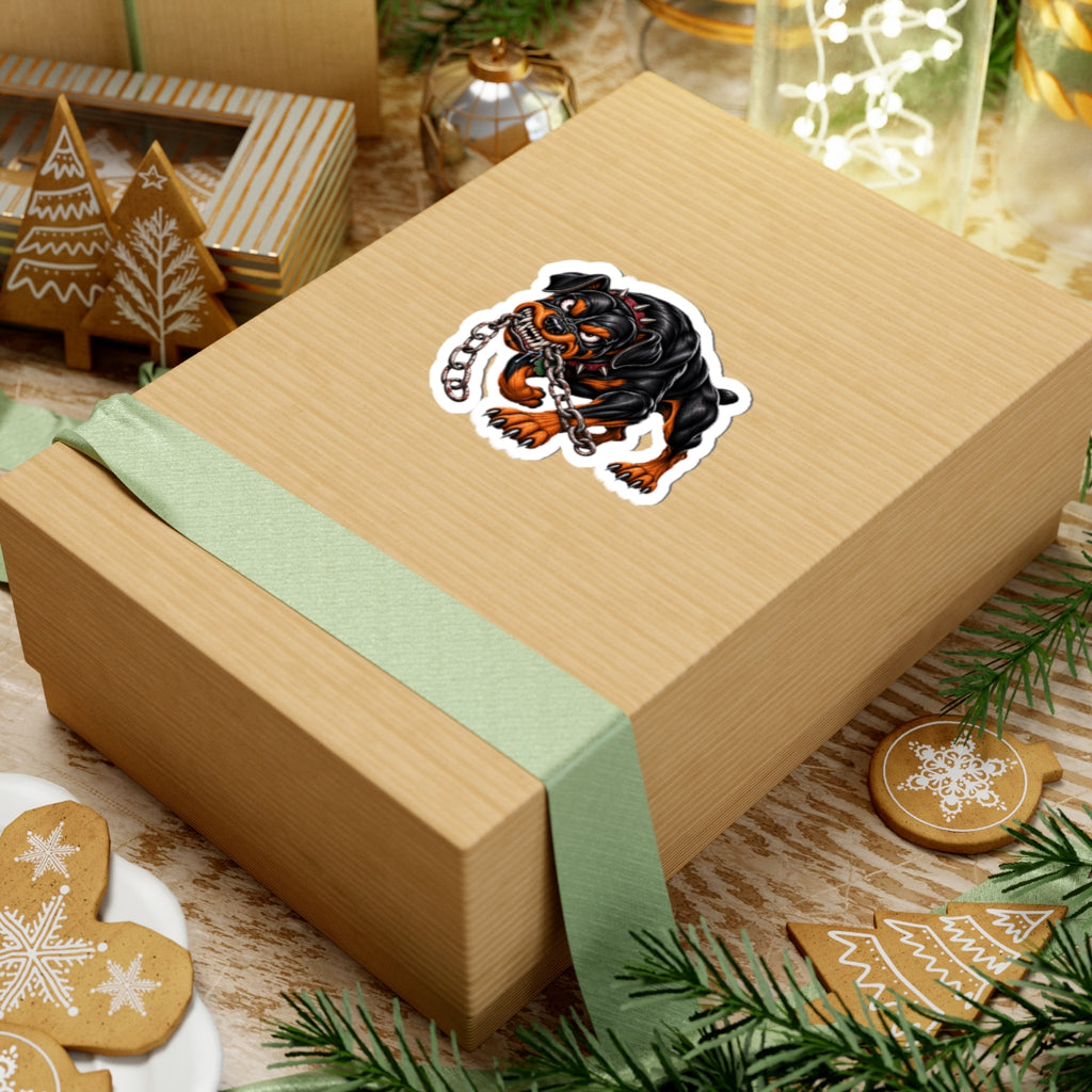 Shootin’ Newton Rottweiler Sticker