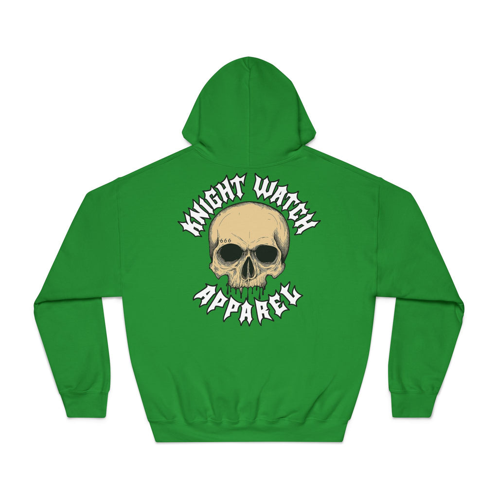 Knight Watch Apparel White Font Logo Hoodie