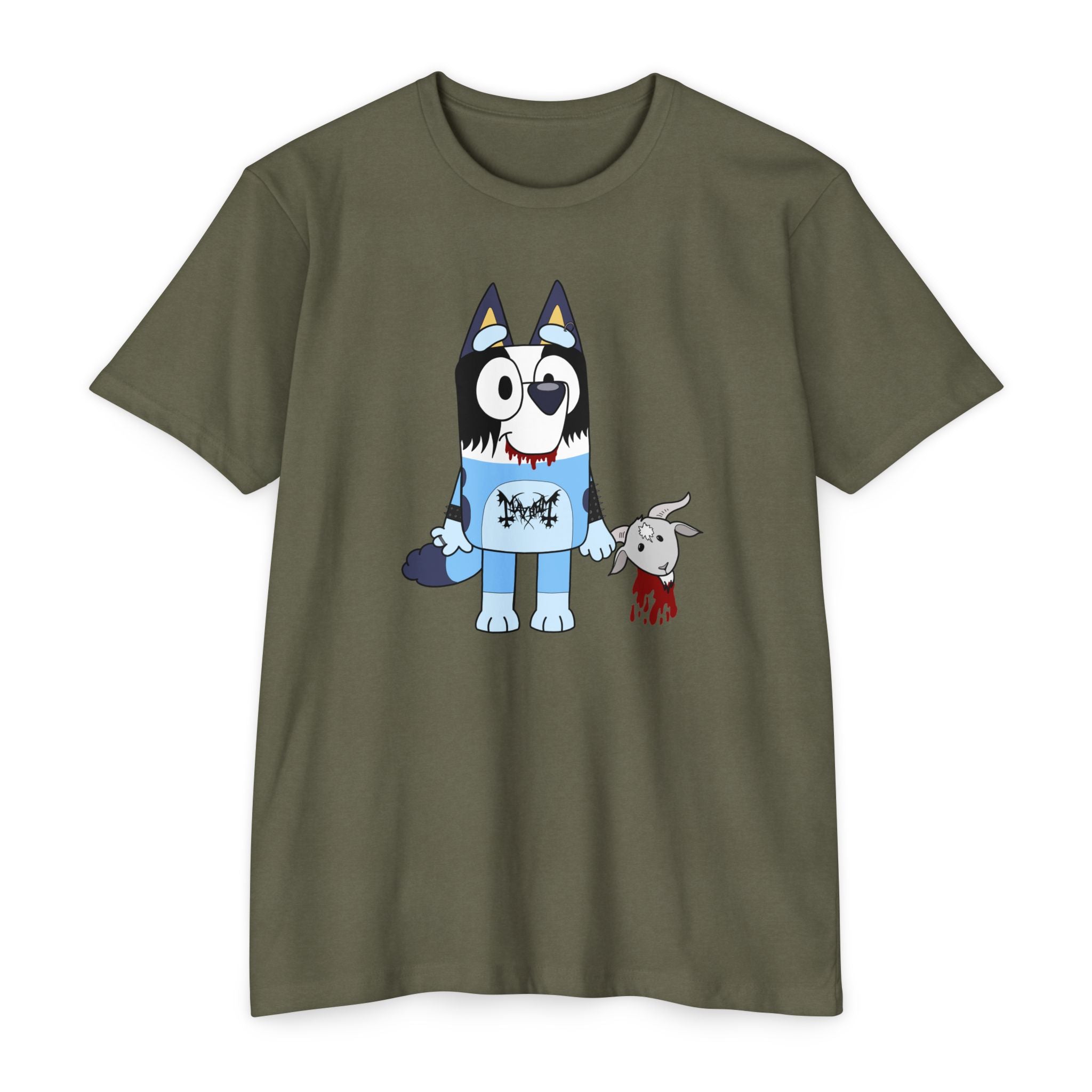 Black Metal Bluey Tee