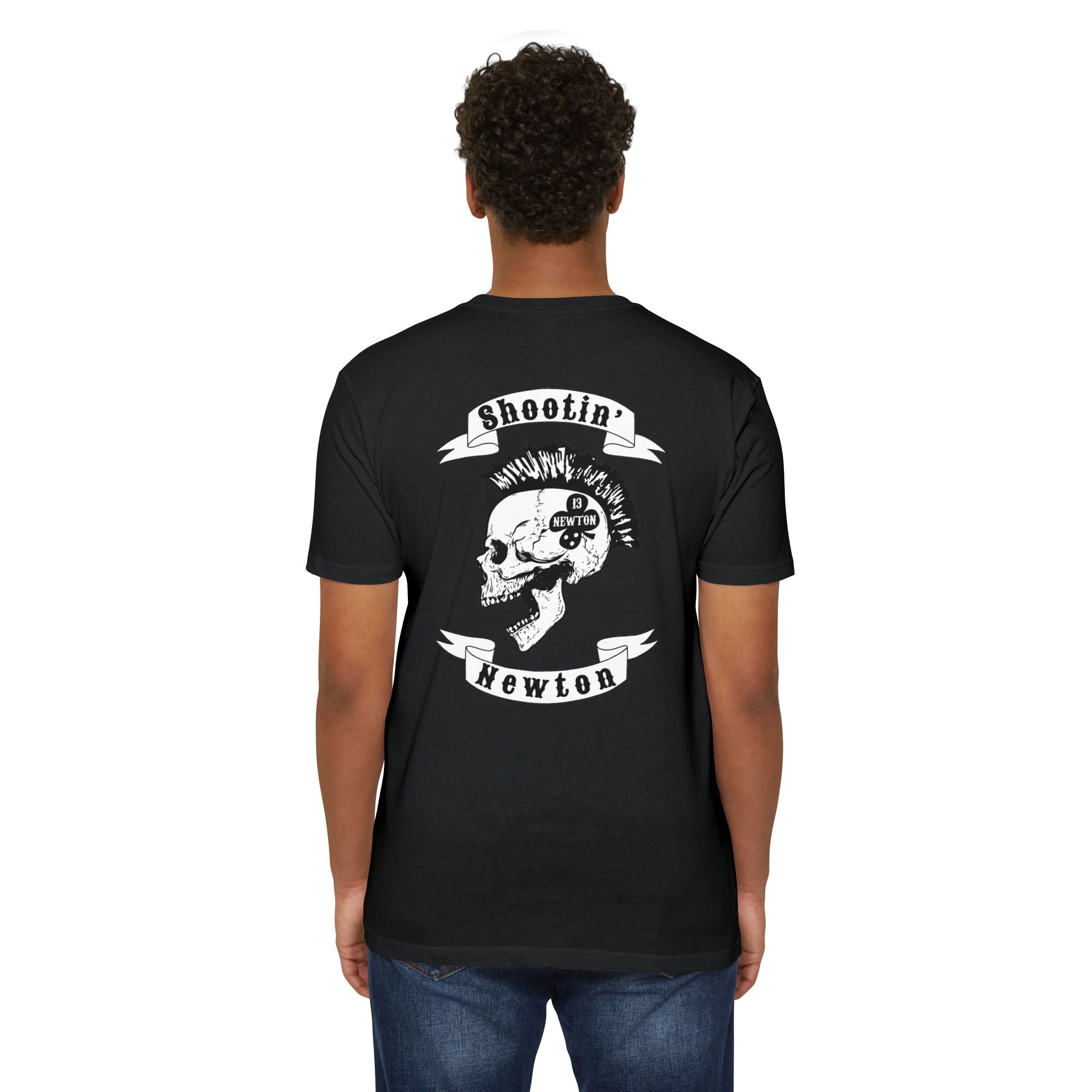 Shootin Newton Mohawk Skull