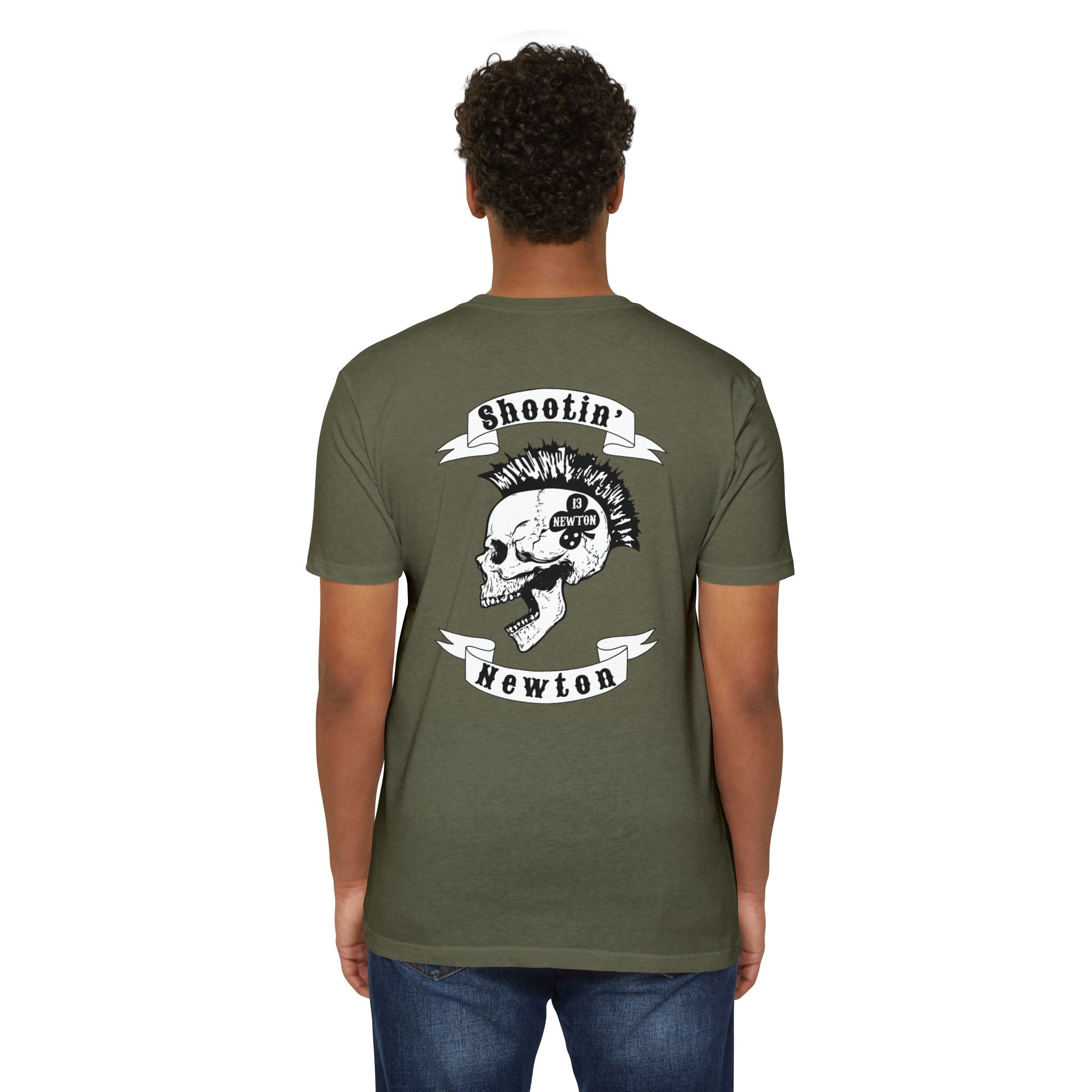 Shootin Newton Mohawk Skull