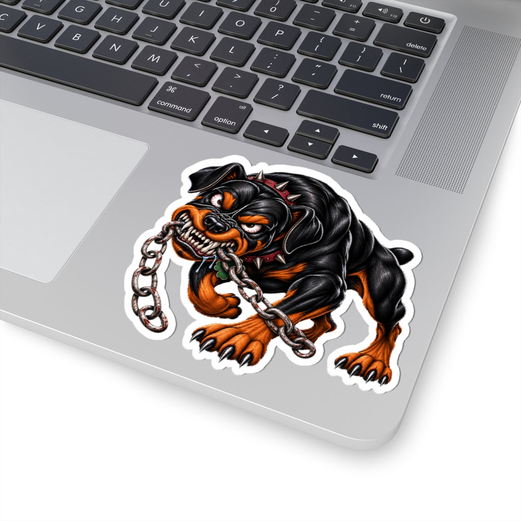 Shootin’ Newton Rottweiler Sticker