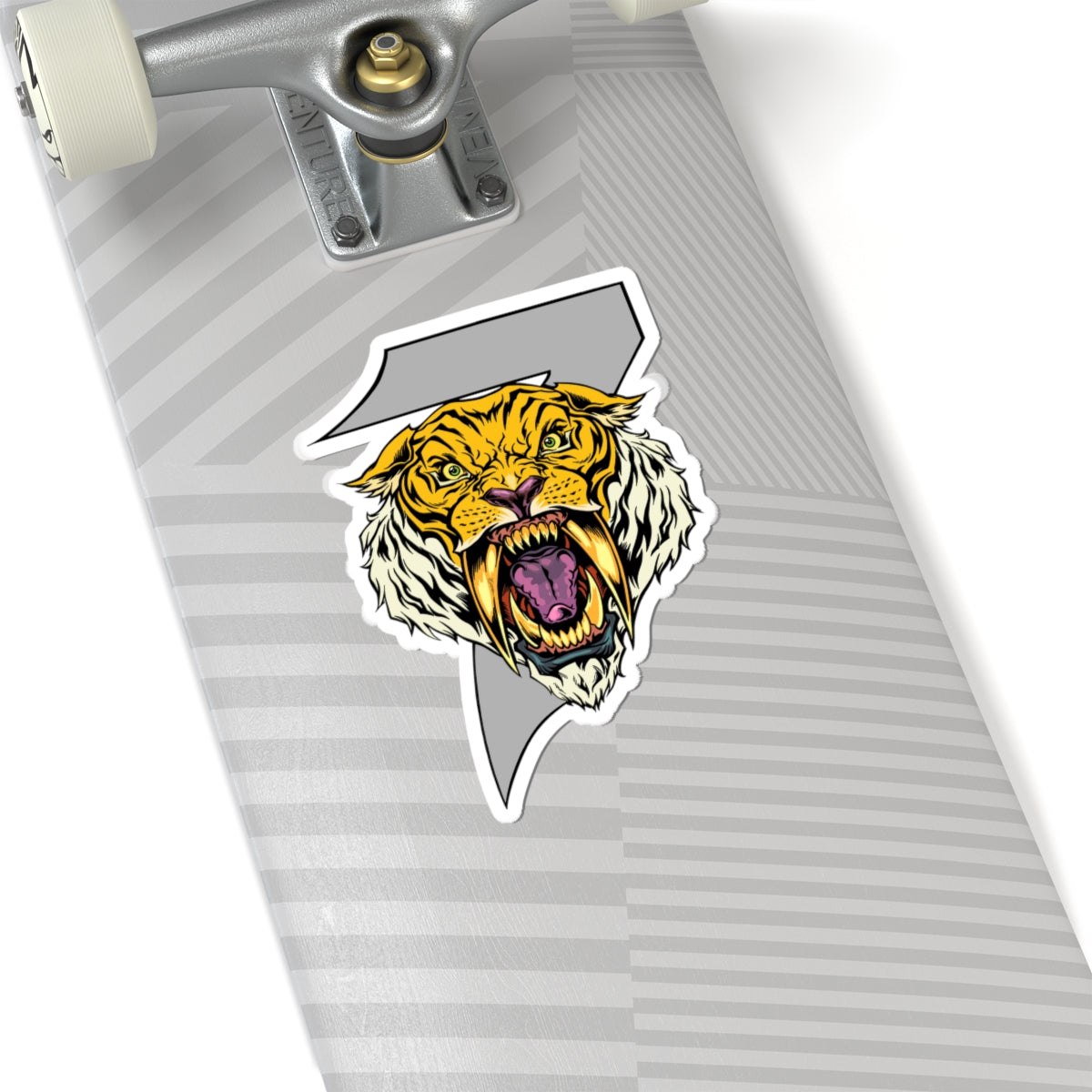 Wilshire Division Sabertooth Logo Sticker