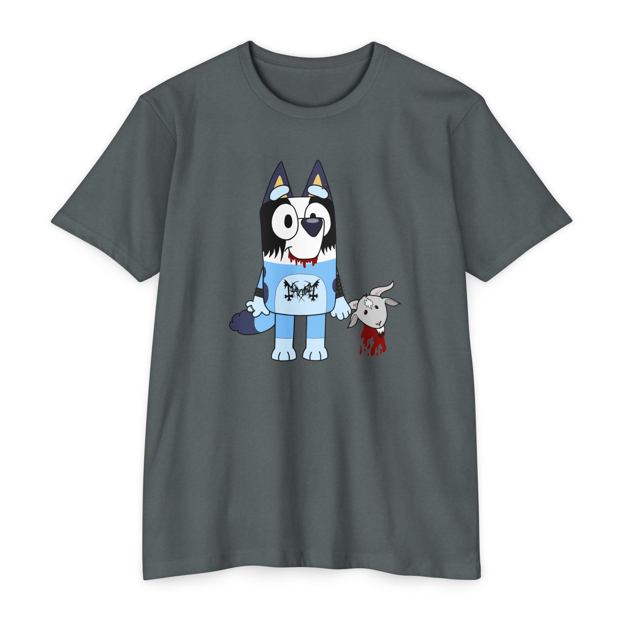 Black Metal Bluey Tee