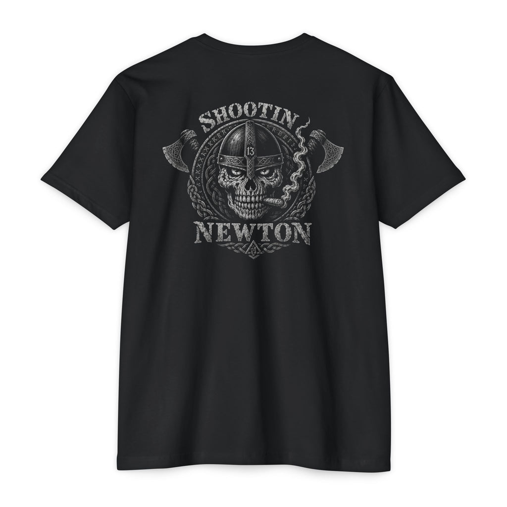 Shooting Newton Viking Skull Tee