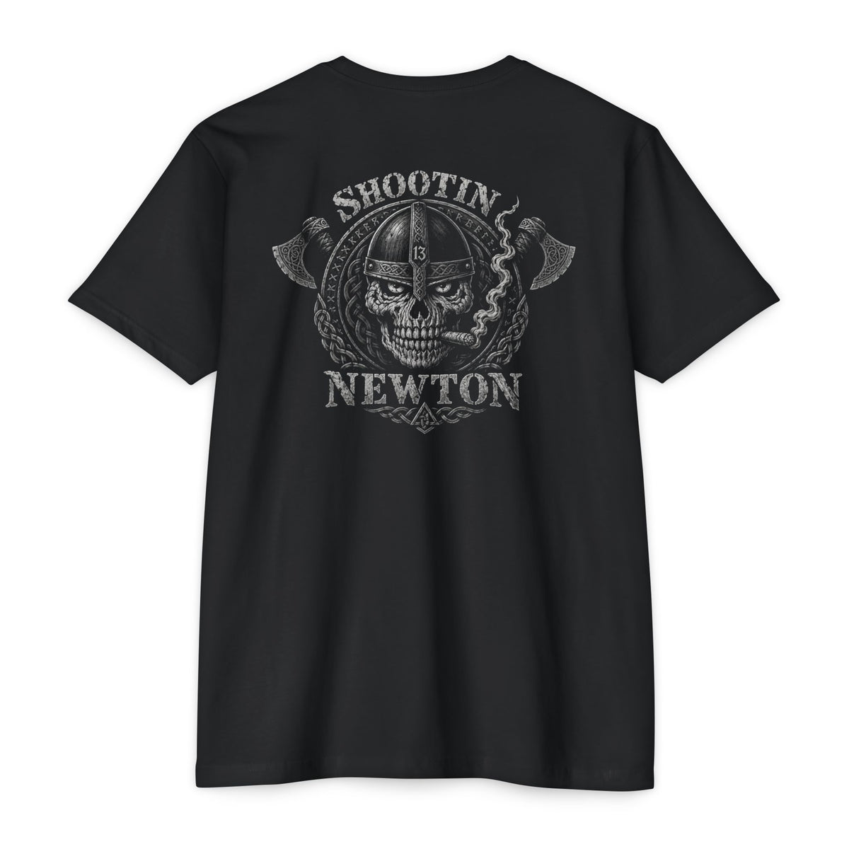 Shooting Newton Viking Skull Tee