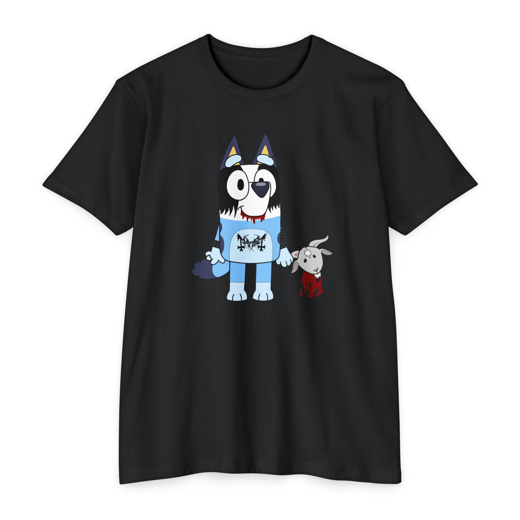 Black Metal Bluey Tee