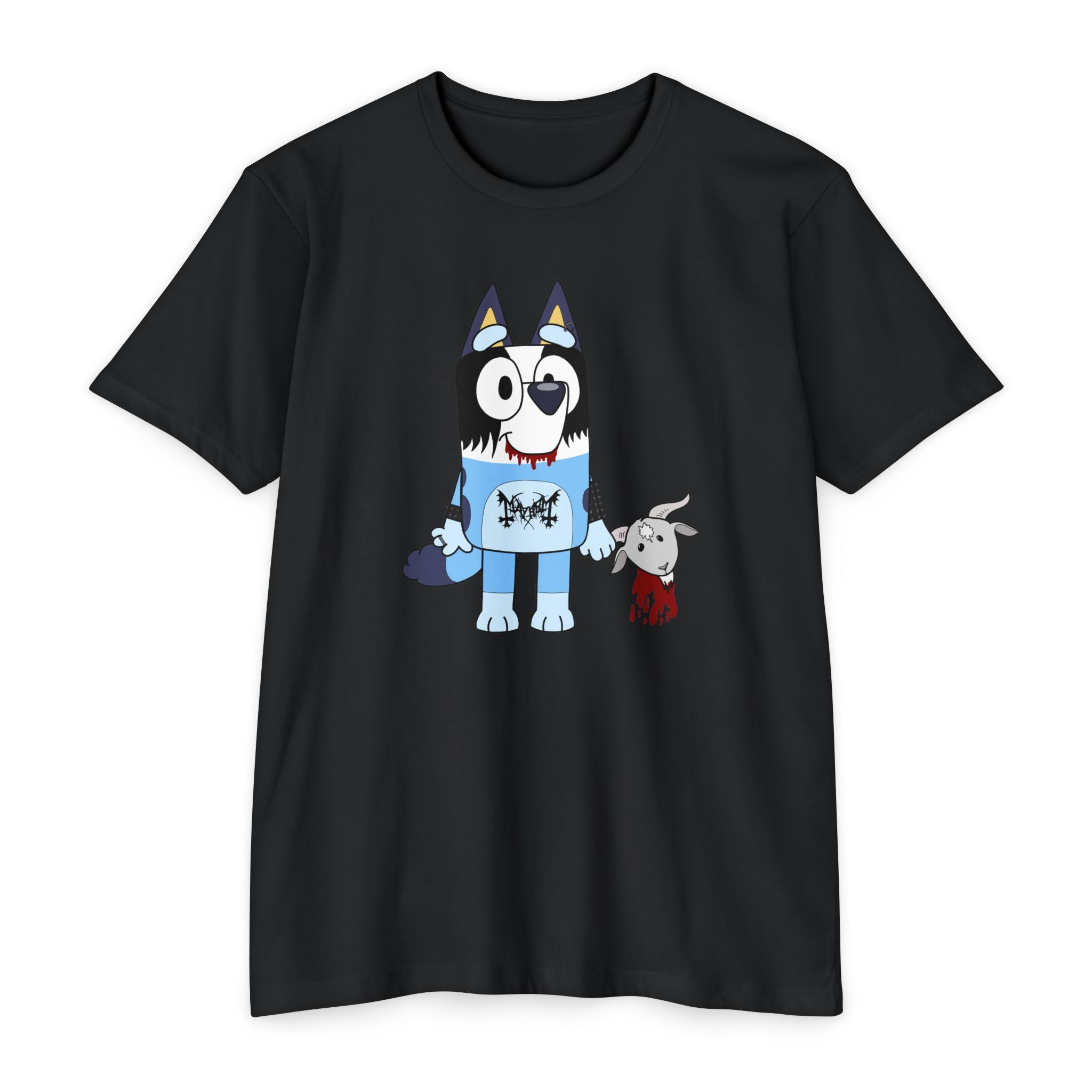 Black Metal Bluey Tee