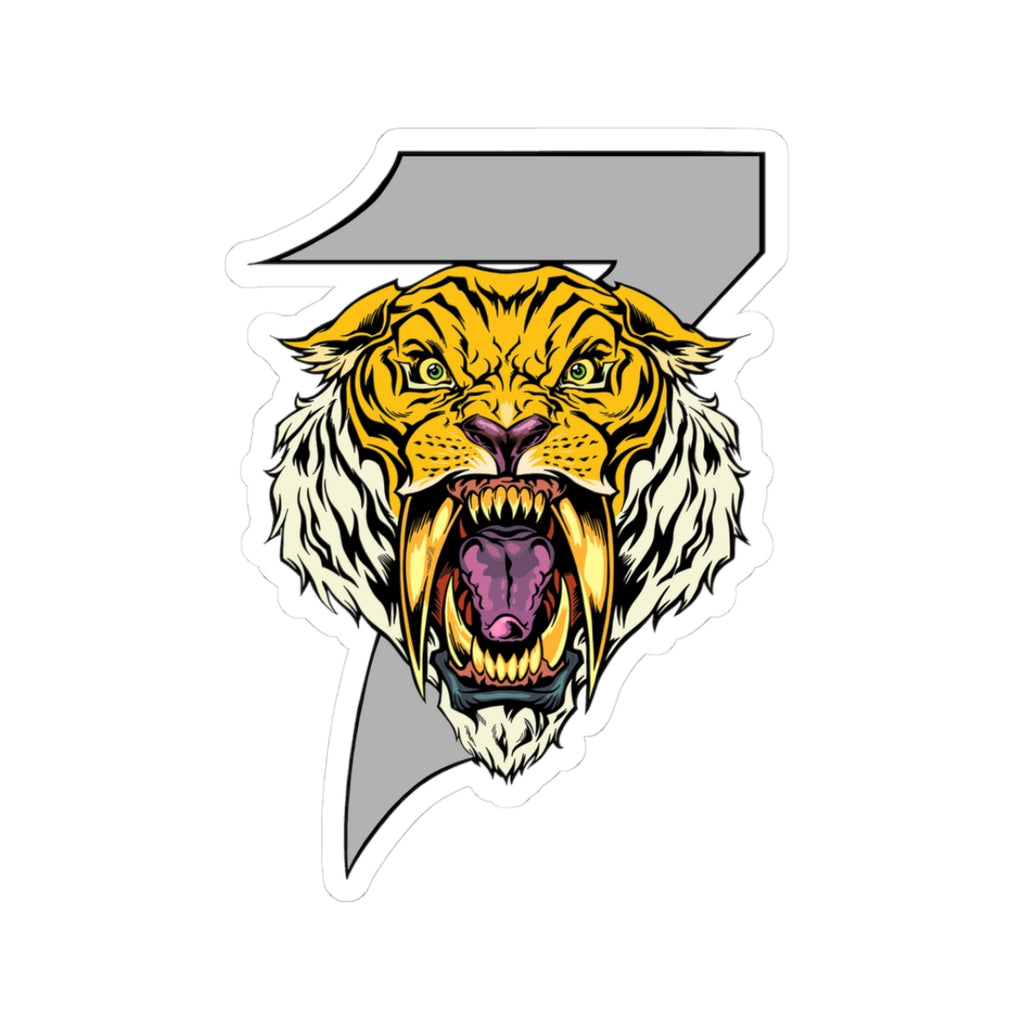 Wilshire Division Sabertooth Logo Sticker