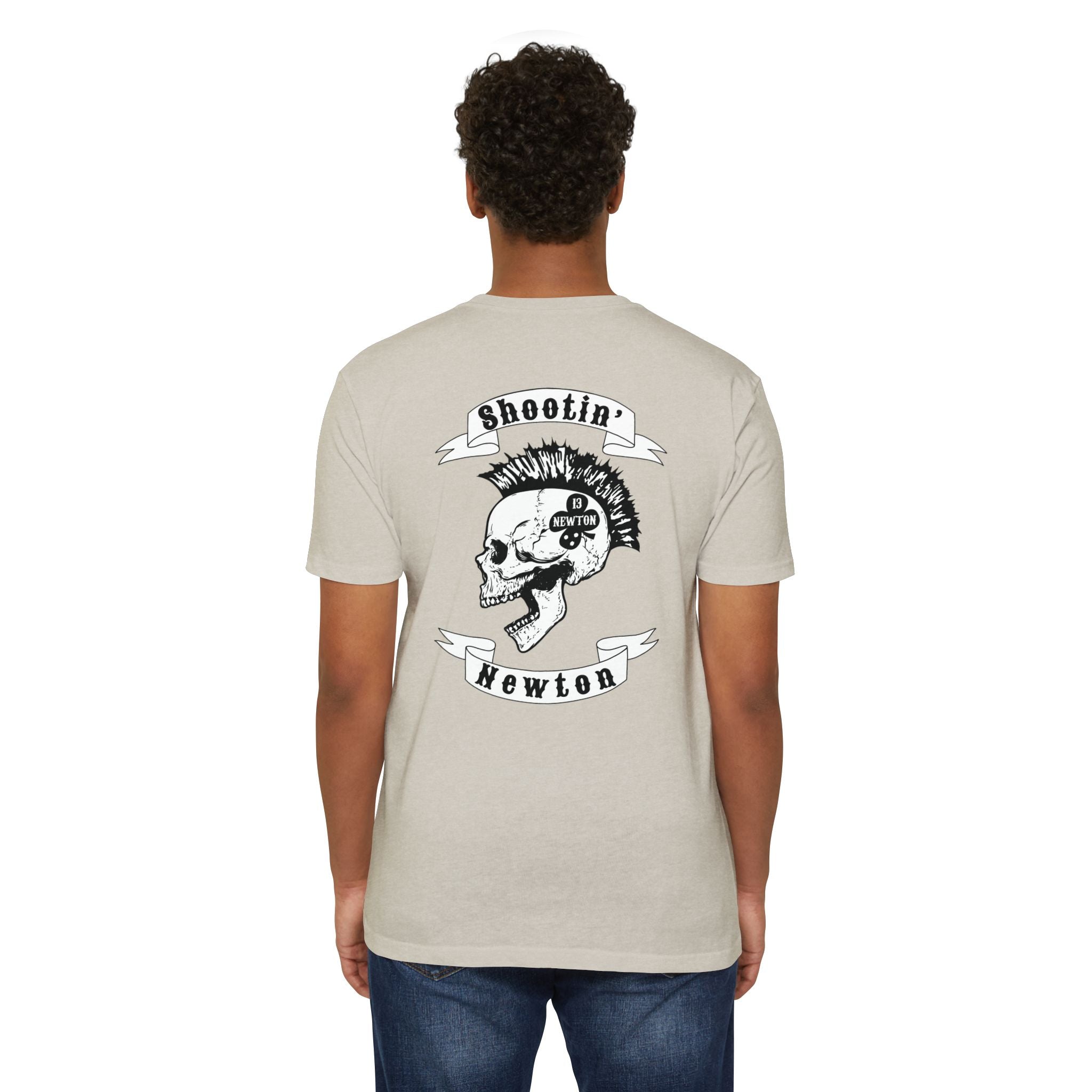 Shootin Newton Mohawk Skull